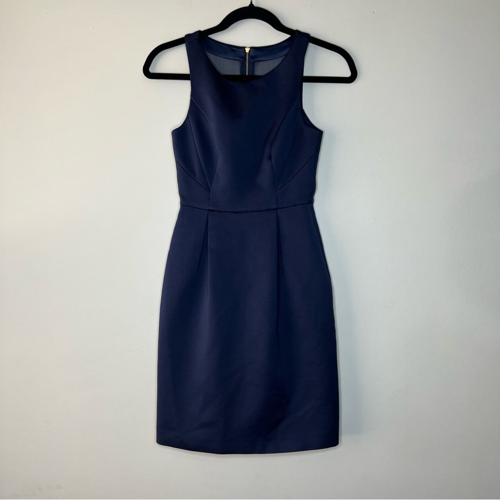 Forever new fitted sleeveless Navy blue semi formal mini dress sz 0 homecoming